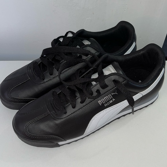 Puma Other - Brand new puma sneakers mens size 10 black and white lace up shoes